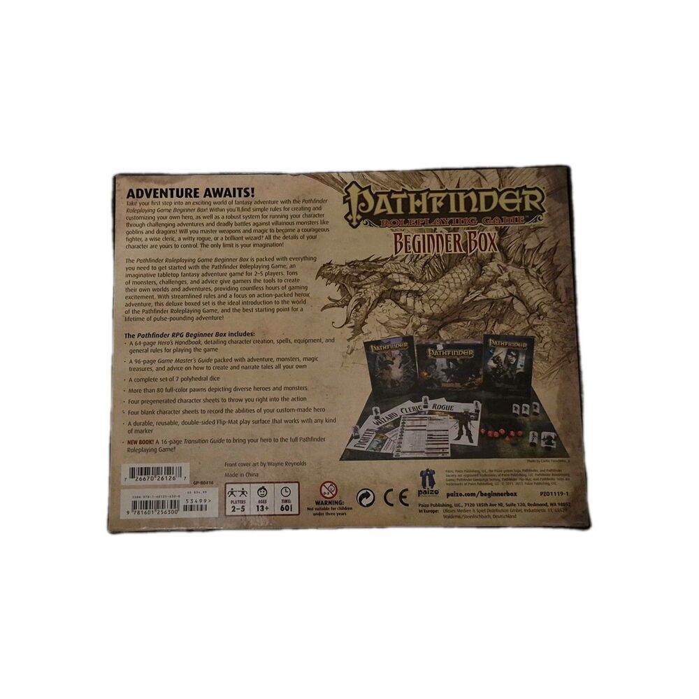 Pathfinder Roleplaying Game by Jason Bulmahn (2014, Game) COMPLETE - Picture 2 of 4